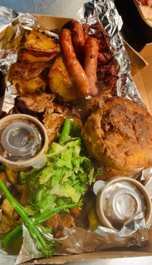 The Unicorn Inn Somerton takeaway roast